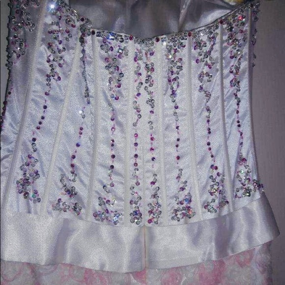 Tony Bowls light pink Pageant Gown! Size 2! - Picture 3 of 7